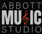 Abbott Music Studio viewBox='0 0 200 60'><rect width='200' height='60' fill='%23000000'/><text x='100' y='35' text-anchor='middle' fill='black' font-size='16' font-weight='bold'>ABBOTT MUSIC</text></svg>